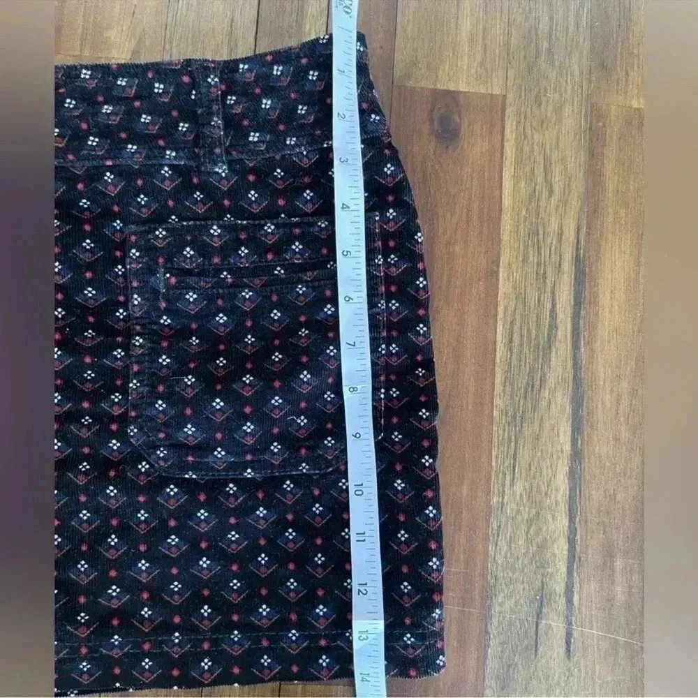 We the free corduroy button up skirt